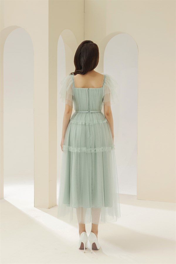 Viana Dress - Mint Green